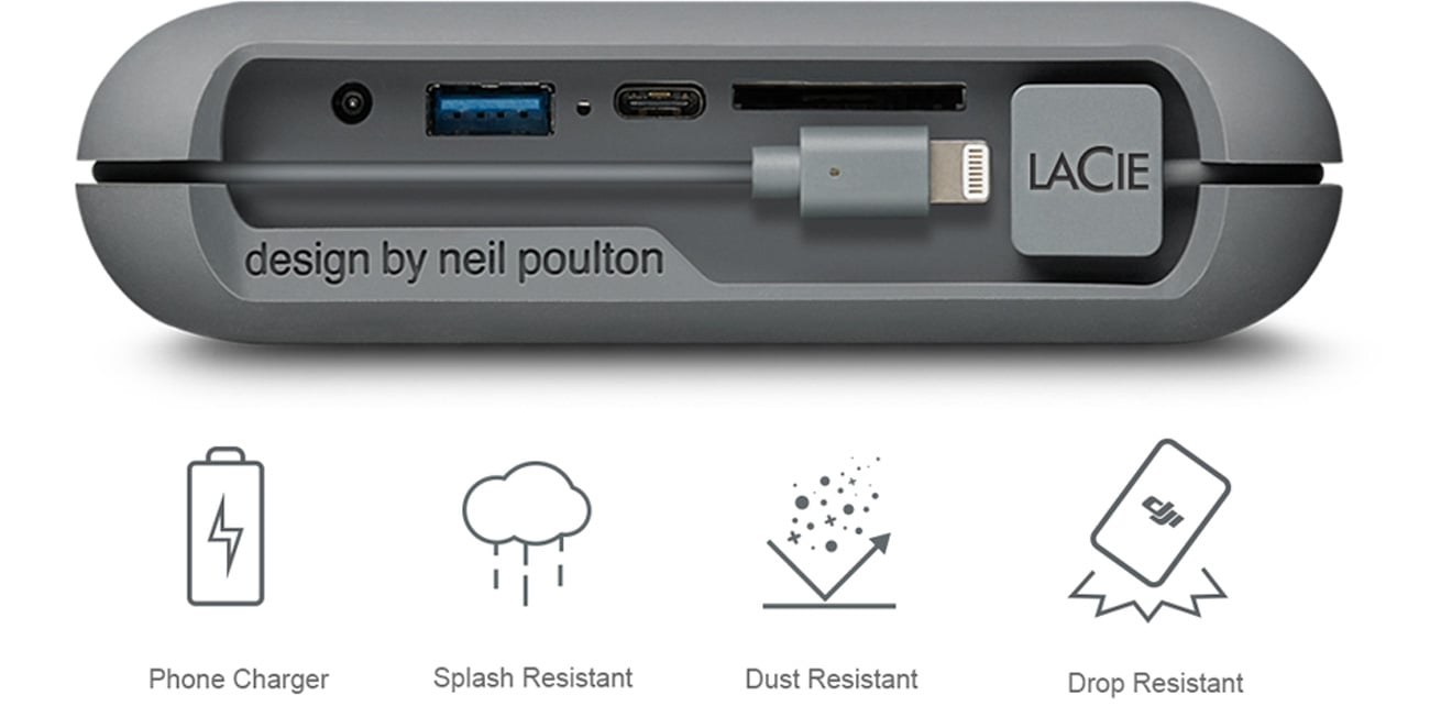 LACIE DJI Copilot 2000GB ラシー　ハードディスク Amazon.com: LaCie DJI Copilot BOSS 2 TB Drive — USB-C USB